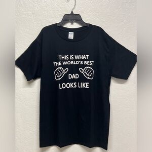 𝅺MENS 100% Cotton Graphic Soft T-Shirt Black